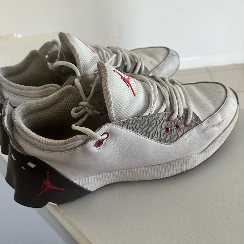 Jordan White and Black Men's Shoes